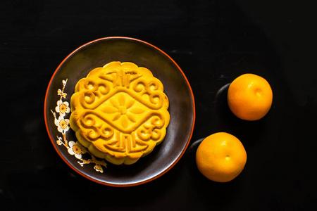 茶和月饼图片